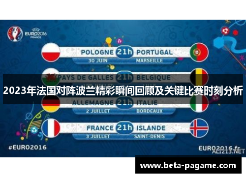 2023年法国对阵波兰精彩瞬间回顾及关键比赛时刻分析
