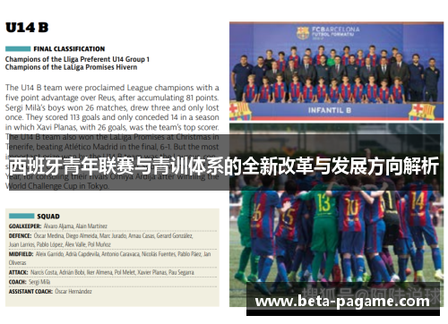 西班牙青年联赛与青训体系的全新改革与发展方向解析
